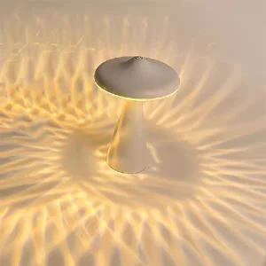 Lampe champignon rechargeable, veilleuse portable, tactile.