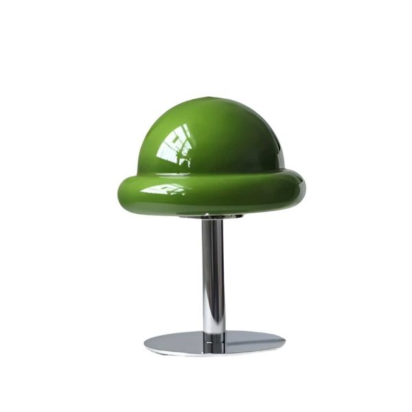lampe champignon en verre Bauhaus