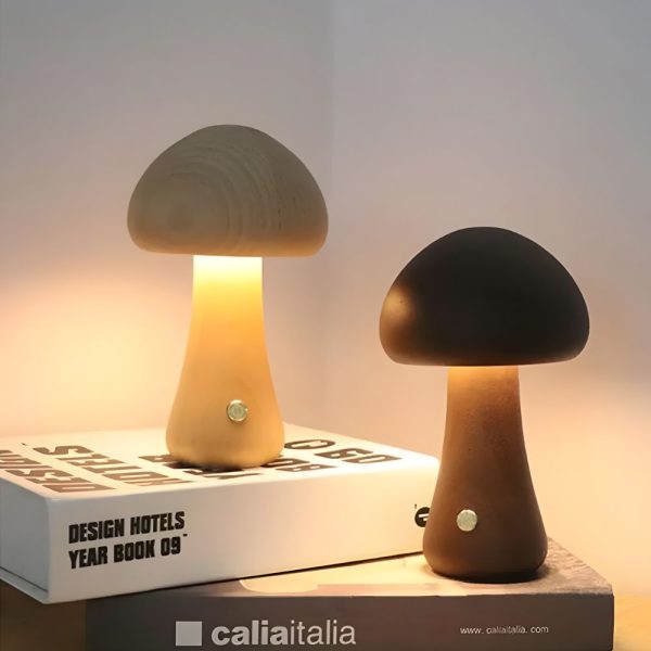 lampe de chevet LED champignon tactile